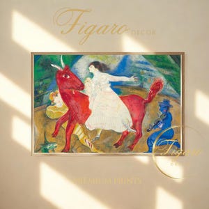 MARC CHAGALL - “L’écuyère en blanc”, 1941 | Fine Art Poster | Premium Giclée Print | Vintage Wall Art | Canvas | Collectors Gift
