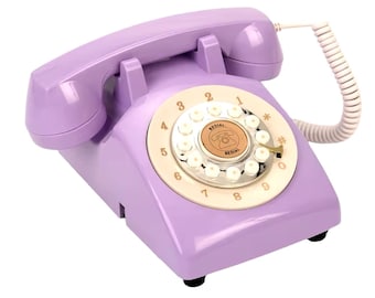 Vintage Rotary Audio Guestbook - Purple