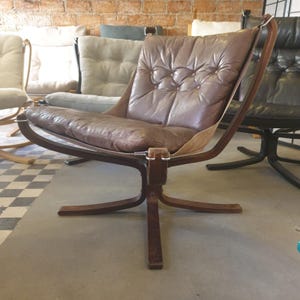 Vintage 1970s Falcon Chair by Sigurd Resell