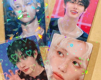 10 PCS Holographic Photocard Sleeves