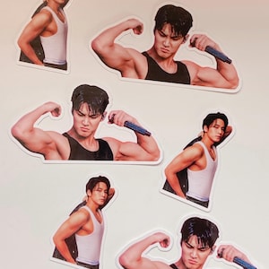 Minguu Flexing Biceps Sticker K-Pop Merch
