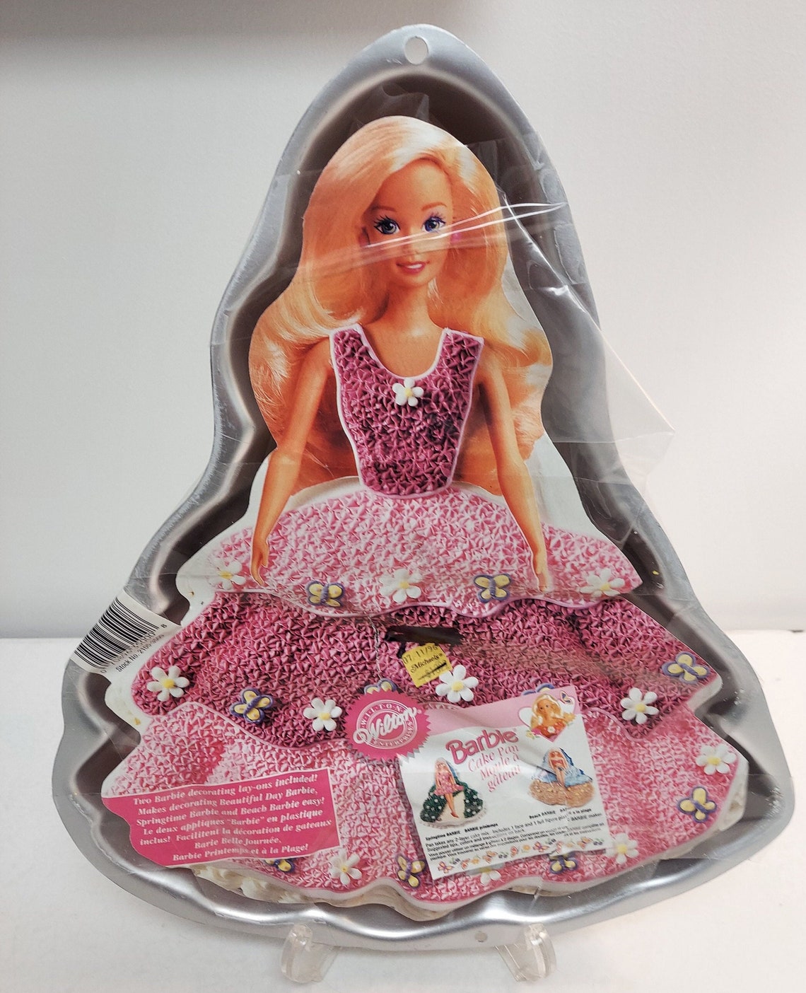 Vintage Wilton Barbie Cake Pan 1995 Mattel Inc. 21053500 Etsy
