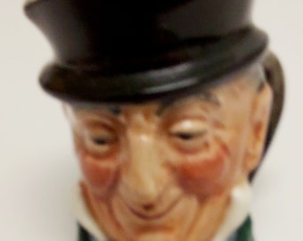 Vintage Miniature Character Jug Mr. Mcawber Royal Doulton Made in England 5 Gift