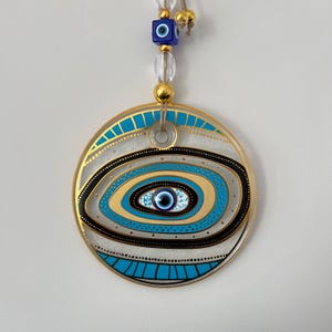 Evil Eye Wall Hanging Gift Box: Turkish Nazar Bead Home Protection