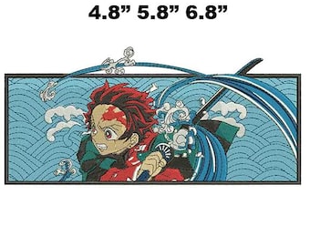 Arquivo de bordado do Demon Slayer Tanjiro
