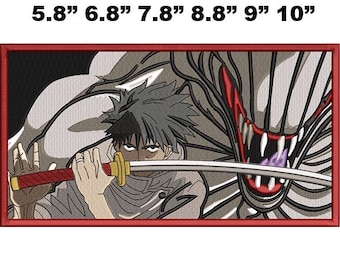 Arquivo de bordado Jujutsu Kaisen Yuta x Rika