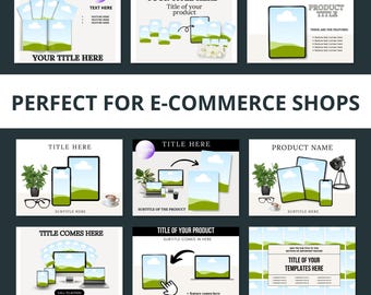 Canva Mockup Template Bundle Digital Marketing Kit Business Branding Social Media Design Shop Graphics Visual Pack Entrepreneur Resource