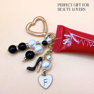 Lipgloss Charms Keychain Lip Gloss Makeup Tween Party Favor Gift Mom Graduation Birthday Bachelorette Party Gift Bag Accessory Shoe Charm
