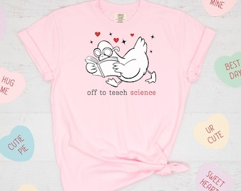 Funny Science Teacher Shirt,  Back to School Tee, Funny Goose Science Teacher Appreciation Tee, Comfort Colors