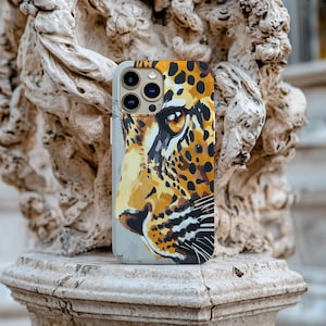 Tiger Painting Phone Case | Watercolor Tiger Phone Cover | Slim, Tough and MagSafe Phone Cases for iPhone, Google Pixel and Samsung Galaxy