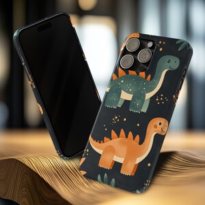 Dinosaur Phone Case | Cartoon Dinosaur Phone Cover | Slim, Tough and MagSafe Phone Cases for Apple iPhone, Google Pixel and Samsung Galaxy S