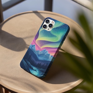 Northern Lights Phone Case: Aurora Borealis Art - Slim, Tough, MagSafe
