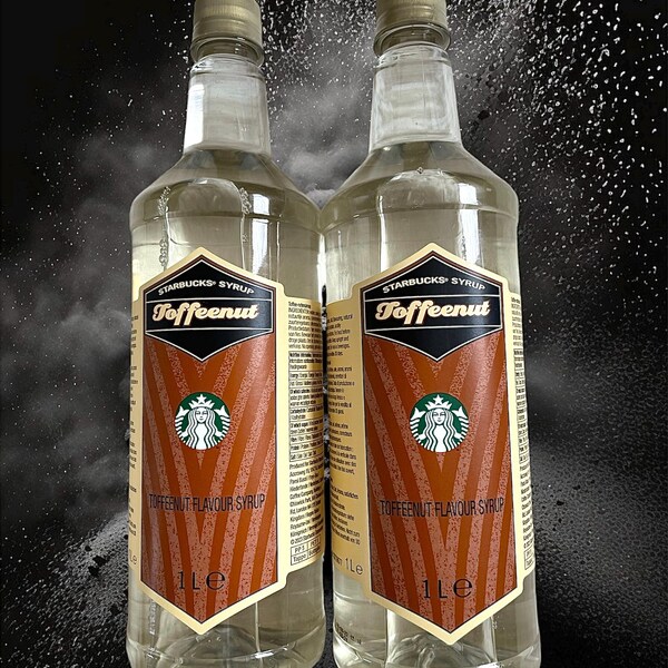 Starbucks® Official UK Toffee Nut Syrup 1L **Limited Edition Christmas 2025** - Exp 07/26