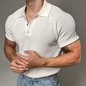 Vintage Knit Polo - Etsy