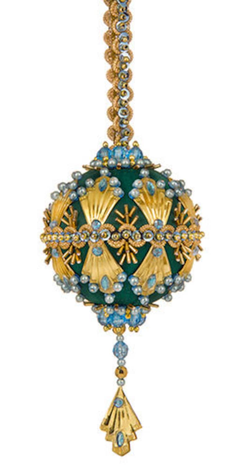 Cracker Box Inc. Christmas Ornament Kit Art Deco pine Green Etsy