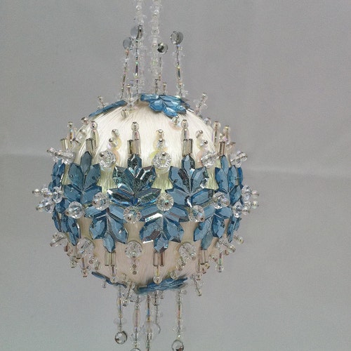 Cracker Box Inc DIY Beaded Christmas Ornament Kit Etsy