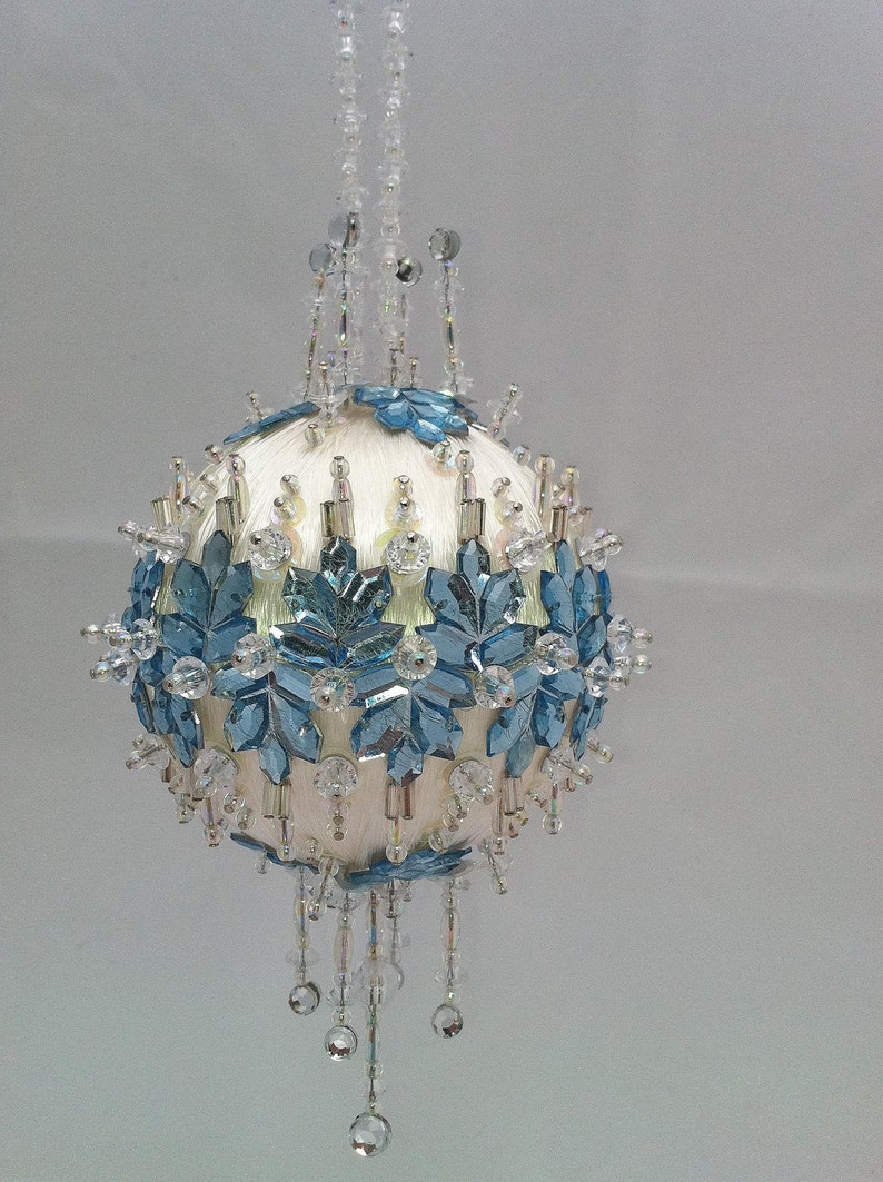 Cracker Box Inc DIY Beaded Christmas Ornament Kit enchanted Forest