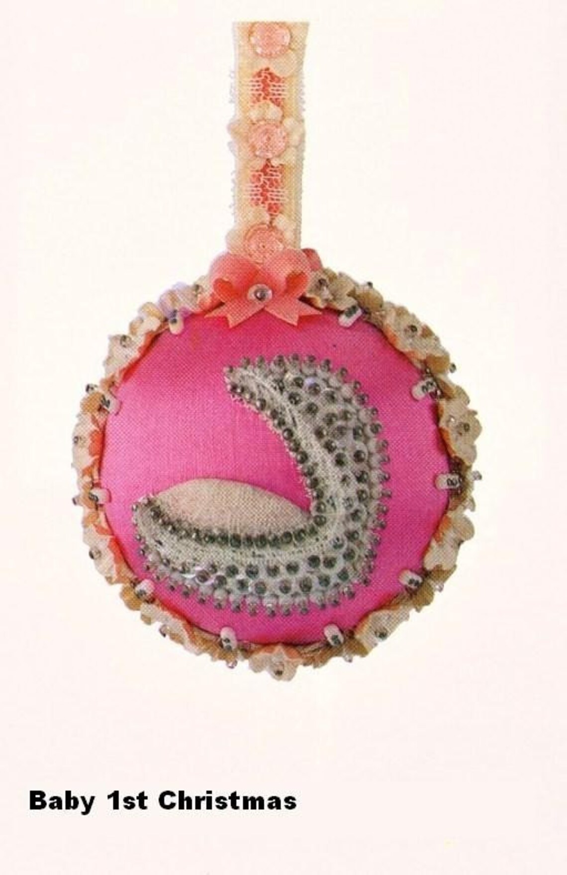 The Cracker Box Beaded Christmas Ornament Kit Baby 1st Christmas Etsy