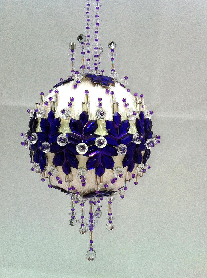 Cracker Box Inc DIY Beaded Christmas Ornament Kit Etsy