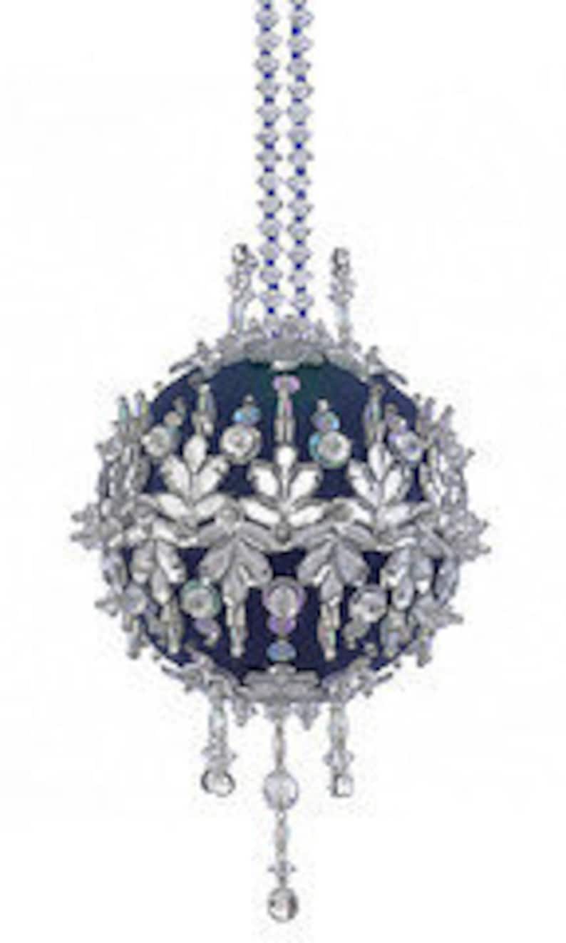 Cracker Box Inc DIY Beaded Christmas Ornament Kit enchanted Forest