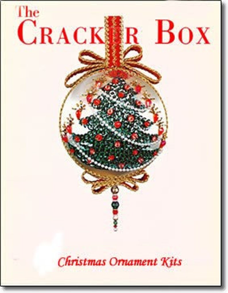 The Cracker Box Inc Beaded Ornament Kit Gold Dust With Gold Etsy