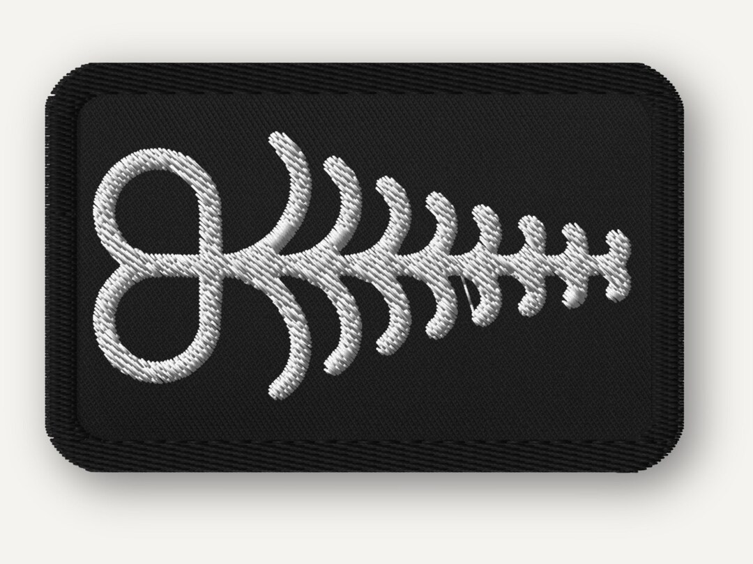 Aya Adinkra Embroidered Patch – African Fern Symbol of Endurance ...