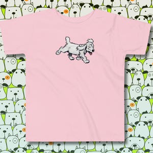 Puppy Love Toddler Tee: &quot;Fetch Joy&quot; Retriever Graphic - Boutique Kidswear