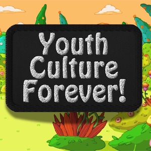 Écusson Adventure Time - Slogan du héros brodé de la culture des jeunes pour toujours