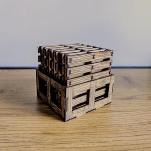 Rustic Pallet Coasters - Set of 6