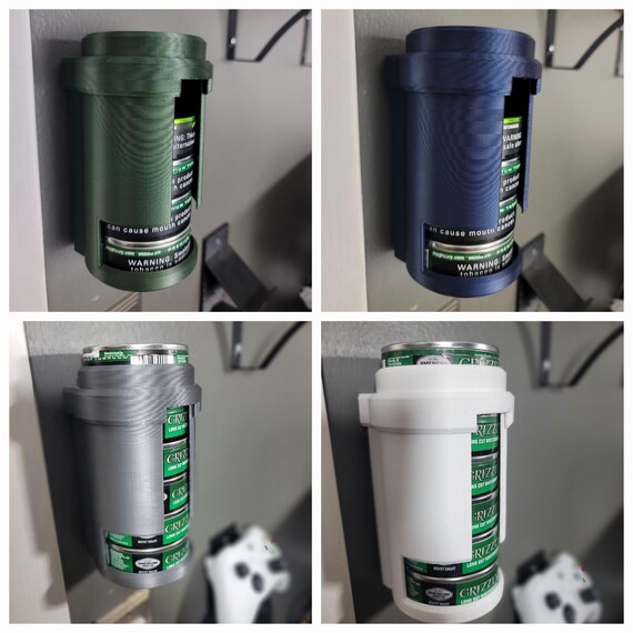 Chewlock Tobacco Tin Dispenser: Home, Office & Vehicle Storage, Grizzly,  Skoal, Copenhagen, Rouge, Alp