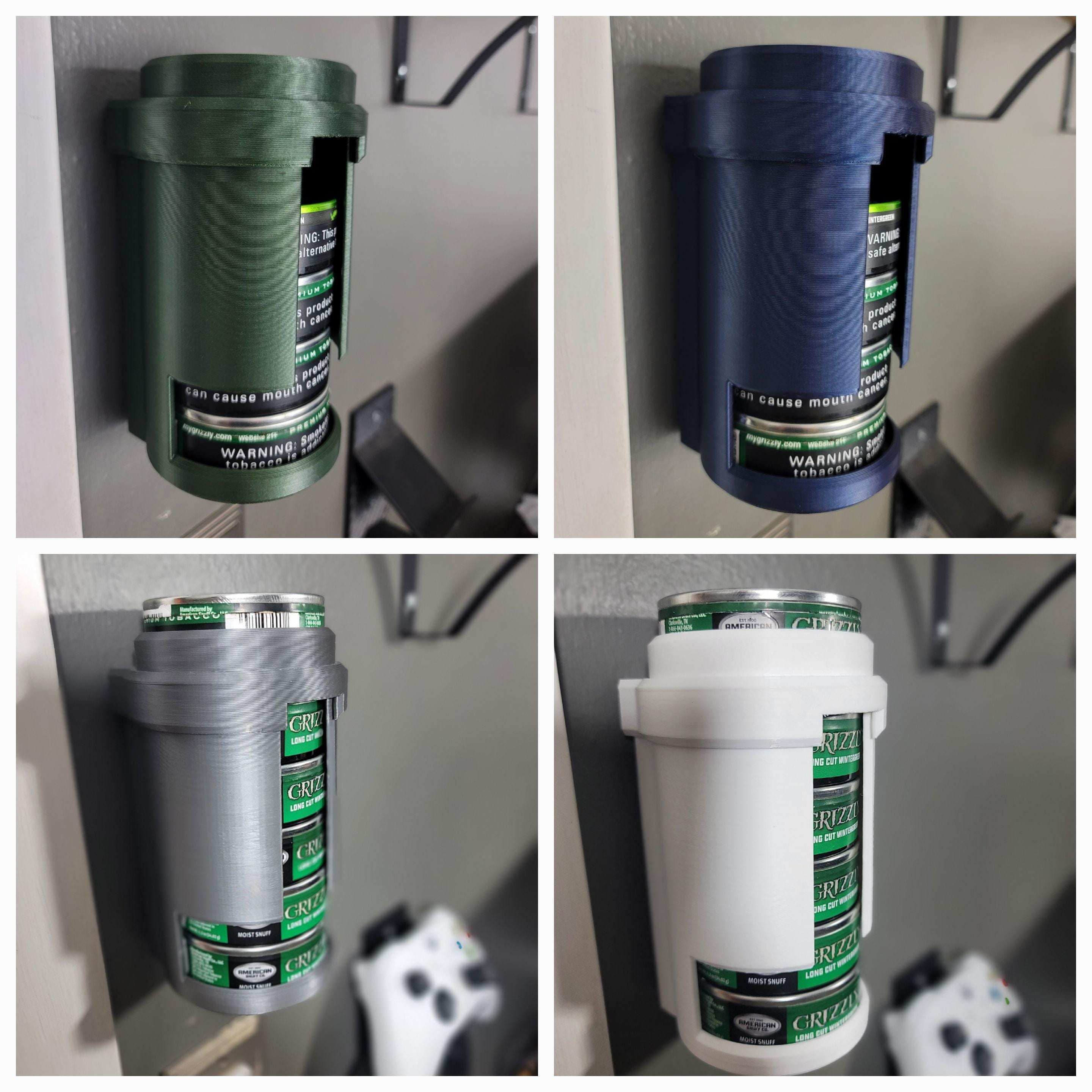smokeless tobacco dispenser Chewlock Tobacco Tin Dispenser: Home, Office & Vehicle Storage, Grizzly,  Skoal, Copenhagen, Rouge, Alp
