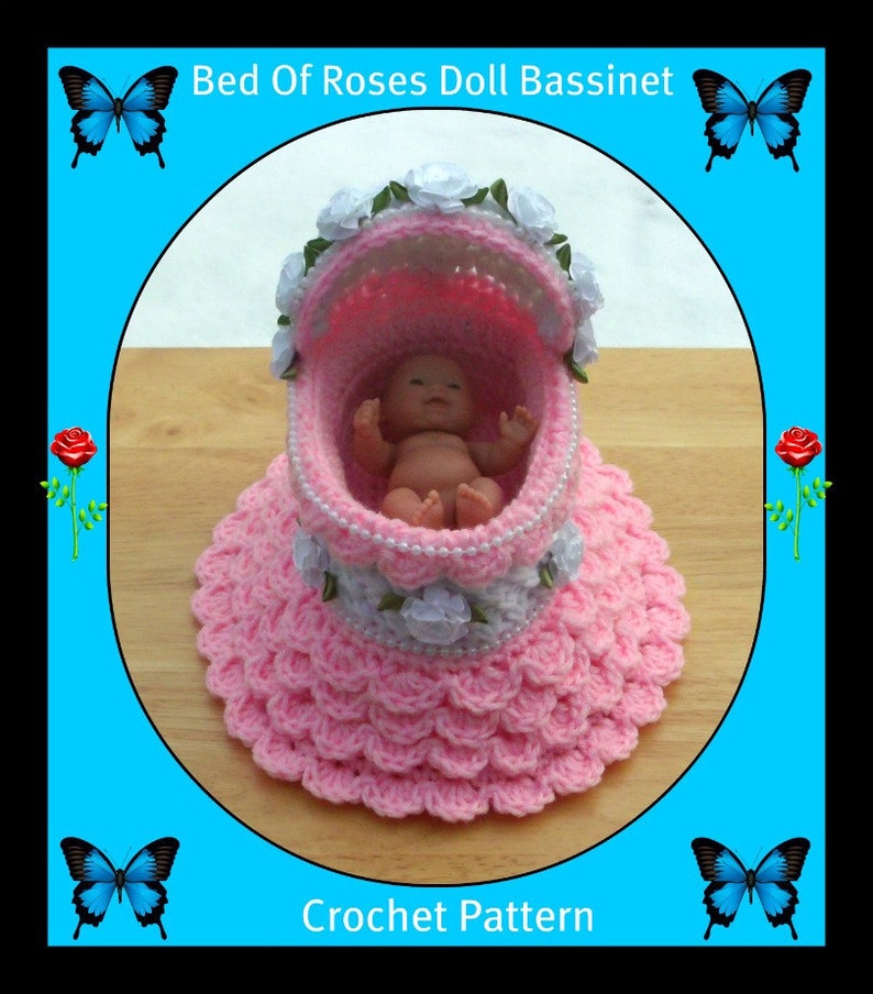 Bed of Roses Doll Crochet Pattern Etsy