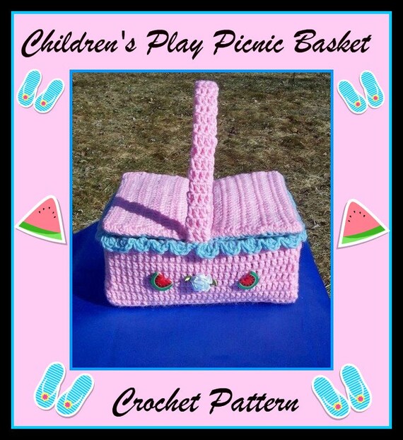 children's play picnic basket