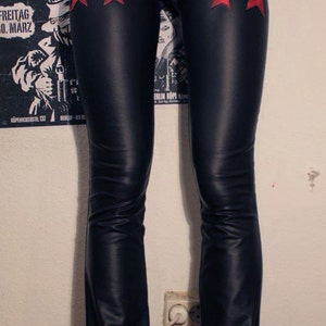 Kissin' Bombs fauxleather lightningbolt pants image 5