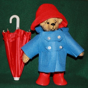 Storybook Teddy Bear and Clothes ,Digital Pattern, image 2