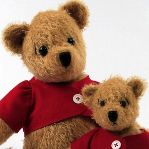 PDF  Story Book Teddy Bear E-Patterns in 2 Sizes, Digital Instant Download