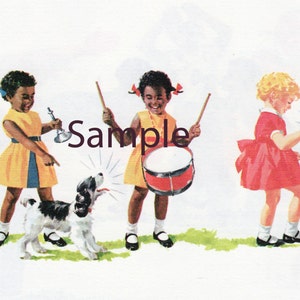 Vintage Multi Racial Dick & Jane Pictures 3: Descarga instantánea