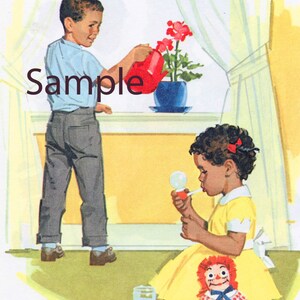 Vintage Children Images for Teacher Note Cards