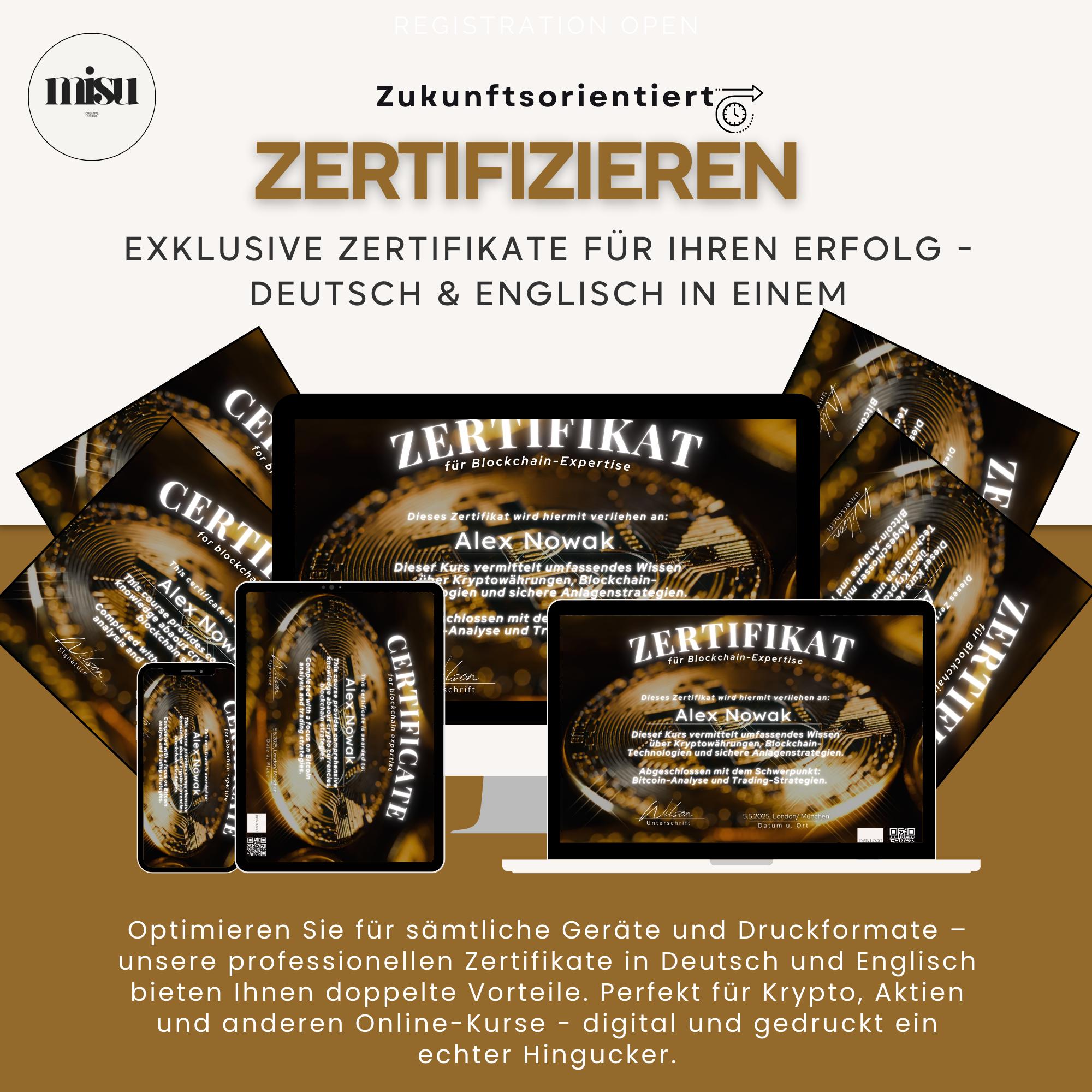 Bitcoin & Crypto Certificate | Crypto Certificate Template | Editable  Template - Etsy