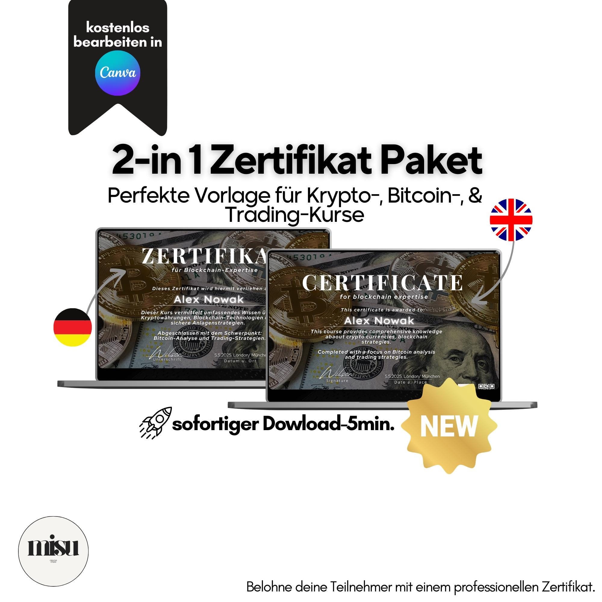 Bitcoin Certificate - Etsy