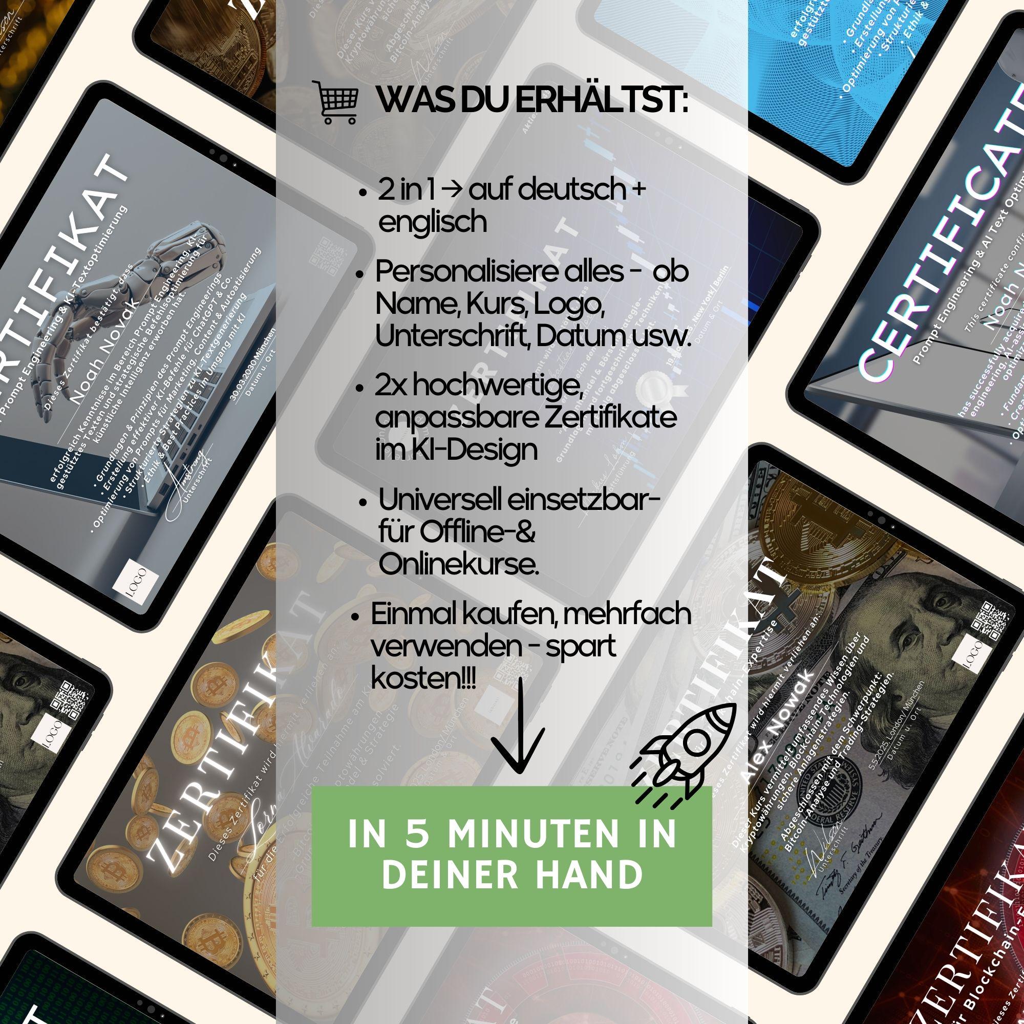 Bitcoin Certificate | Krypto Zertifikat | Editable Canva Template - Etsy  Österreich