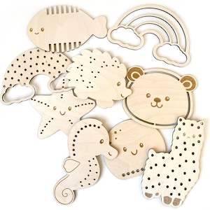 Schneidedatei DIY Stringing Toys SVG | Digitaler Download | Lernspaß mit Sinnesspielzeugen