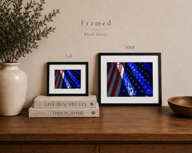 American Flag Wall Art | Patriotic Photography Print, Americana Home ...