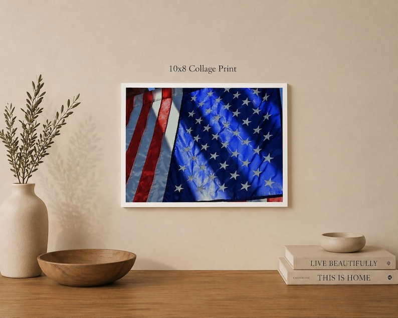American Flag Wall Art | Patriotic Photography Print, Americana Home ...