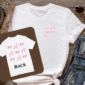 Marktlamm-T-Shirt, Lämmer und Bögen-T-Shirt, Bella + Canvas-T-Shirt, Showlamm, Livestock Show Animals-Market Lambs, 4H, Stock Show, Ag Show, FFA