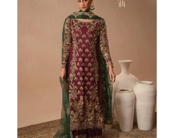 Salwar suit for women, Wedding Bridal Gown, Pakistani Anarkali Shalwar Kameez, Nikkah Partywear, Readymade Pakistani Suit, Indian clothes