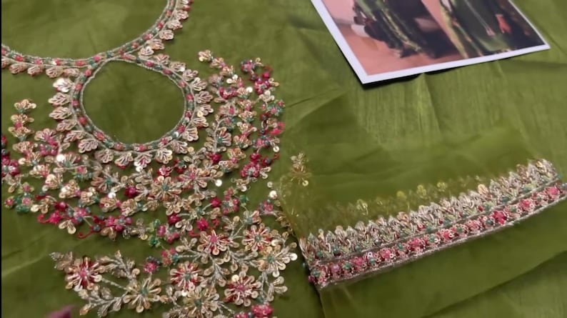 Designer Pakistani suit salwar kameez for nikkah mehndi engagement party wear