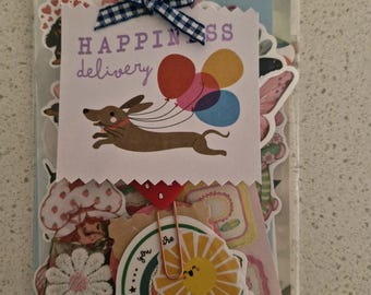 Happy Mail Fun Stickers Postcards Papers