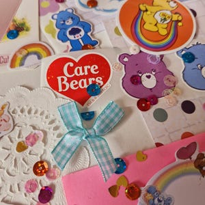 Pack de journal de scrapbooking Care Bears