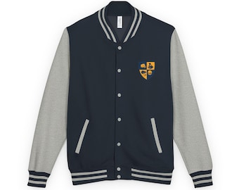 Bully Letterman Jacket Bullworth Academy Emblem Crest, Rockstar Game Inspired. Made in USA